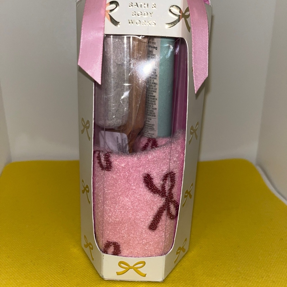 NEW Bath & Body Works FOOT ROUTINE 3pc Gift Set